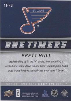 2015-16 Upper Deck - One Timers #1T-HU Brett Hull Back