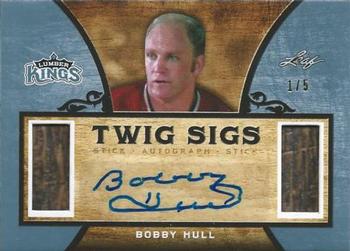 2016 Leaf Lumber Kings - Twig Sigs Platinum #TS-BH1 Bobby Hull Front