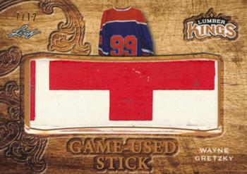 2016 Leaf Lumber Kings - Game-Used Stick #GS-73 Wayne Gretzky Front