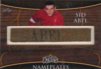 2016 Leaf Lumber Kings - Nameplates #NP-SA Sid Abel Front