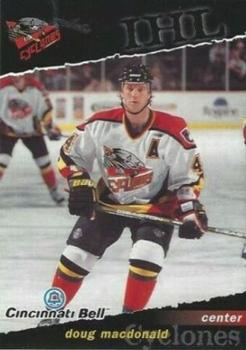 1998-99 Cincinnati Bell Telephone Cincinnati Cyclones (IHL) #5 Doug Macdonald Front