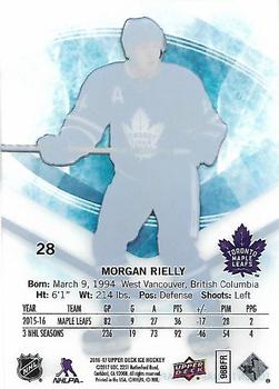 2016-17 Upper Deck Ice #28 Morgan Rielly Back