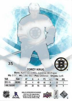 2016-17 Upper Deck Ice #35 Torey Krug Back