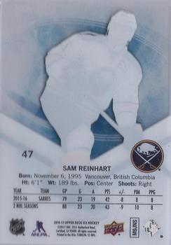 2016-17 Upper Deck Ice #47 Sam Reinhart Back