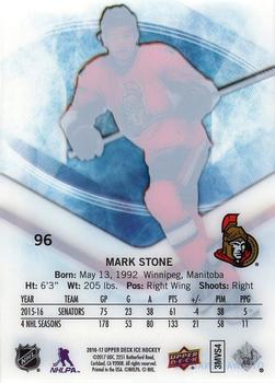 2016-17 Upper Deck Ice #96 Mark Stone Back
