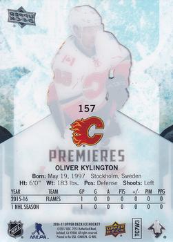 2016-17 Upper Deck Ice #157 Oliver Kylington Back
