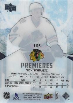 2016-17 Upper Deck Ice #165 Nick Schmaltz Back
