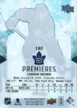 2016-17 Upper Deck Ice #180 Connor Brown Back