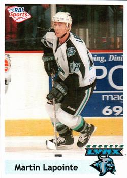 2002-03 RBI Sports ECHL #67 Martin Lapointe Front