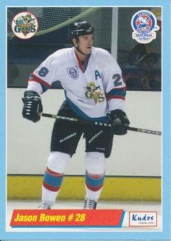 2000-01 British Ice Hockey Superleague BISL #NNO Jason Bowen Front