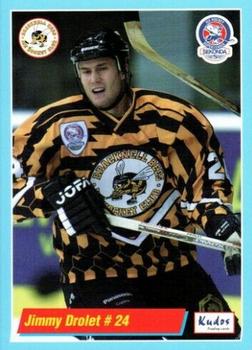 2000-01 British Ice Hockey Superleague BISL #NNO Jimmy Drolet Front
