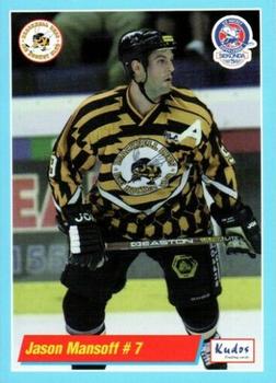 2000-01 British Ice Hockey Superleague BISL #NNO Jason Mansoff Front