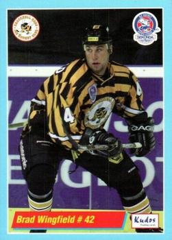 2000-01 British Ice Hockey Superleague BISL #NNO Brad Wingfield Front