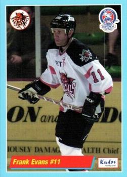 2000-01 British Ice Hockey Superleague BISL #NNO Frank Evans Front
