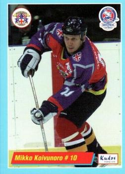 2000-01 British Ice Hockey Superleague BISL #NNO Mikko Koivunoro Front