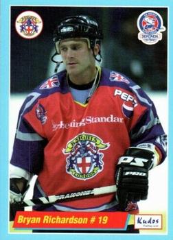 2000-01 British Ice Hockey Superleague BISL #NNO Bryan Richardson Front