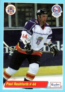 2000-01 British Ice Hockey Superleague BISL #NNO Paul Rushforth Front