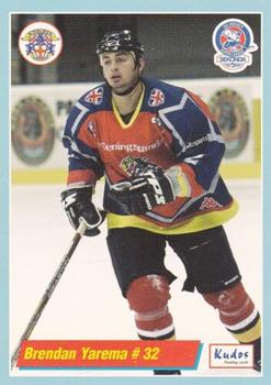 2000-01 British Ice Hockey Superleague BISL #NNO Brendan Yarema Front