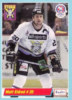 2000-01 British Ice Hockey Superleague BISL #NNO Matt Eldred Front