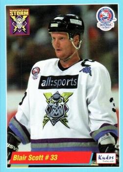 2000-01 British Ice Hockey Superleague BISL #NNO Blair Scott Front