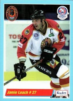 2000-01 British Ice Hockey Superleague BISL #NNO Jamie Leach Front