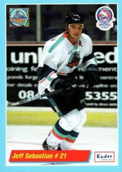 2000-01 British Ice Hockey Superleague BISL #NNO Jeff Sebastian Front