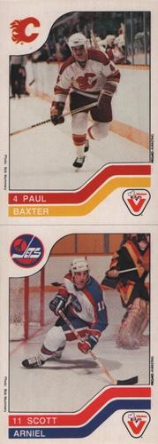 1983-84 Vachon - Uncut Panels #1 / 121 Paul Baxter / Scott Arniel Front