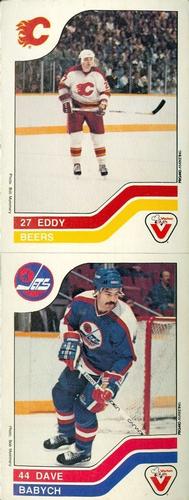 1983-84 Vachon - Uncut Panels #2 / 122 Eddy Beers / Dave Babych Front