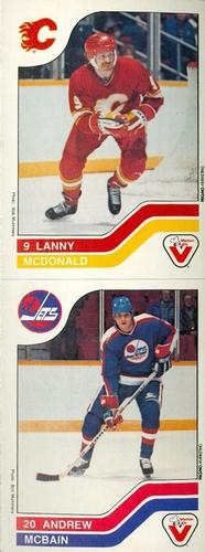 1983-84 Vachon - Uncut Panels #13 / 133 Lanny McDonald / Andrew McBain Front