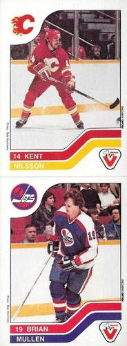 1983-84 Vachon - Uncut Panels #14 /1 34 Kent Nilsson / Brian Mullen Front