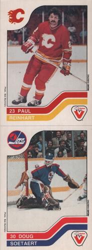 1983-84 Vachon - Uncut Panels #17 / 137 Paul Reinhart / Doug Soetaert Front
