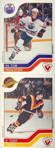 1983-84 Vachon - Uncut Panels #39 / 119 Tom Roulston / Tony Tanti Front