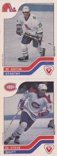 1983-84 Vachon - Uncut Panels #55 / 75 Steve Shutt / Anton Stastny Front