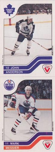 1983-84 Vachon - Uncut Panels #81 / 36 John Anderson / Mark Messier Front