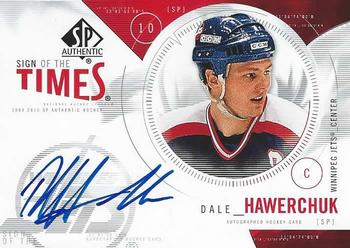2013-14 SP Authentic - 2009-10 SP Authentic Update: Sign of the Times #ST-DH Dale Hawerchuk Front