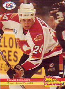 1995-96 SplitSecond Saint John Flames (AHL) #NNO David Neilson Front