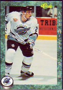 1994-95 Classic Las Vegas Thunder (IHL) #NNO Alex Hicks Front