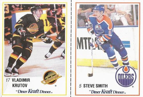 1989-90 Kraft - Panels #17 / 40 Steve Smith / Vladimir Krutov Front