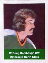 1974-75 NHL Action Stamps Update #NNO Doug Rombough Front
