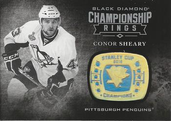 2016-17 Upper Deck Black Diamond - Championship Rings #CR-CS Conor Sheary Front
