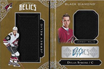 2016-17 Upper Deck Black Diamond - Rookie Booklet Relics - Autographed Jersey #RBR-DS Dylan Strome Front