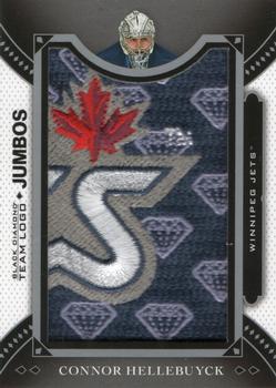 2016-17 Upper Deck Black Diamond - Team Logo Jumbo Manufactured Patches #TLWJ-CH Connor Hellebuyck Front