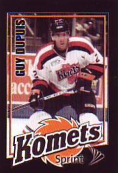 2005-06 Sprint Fort Wayne Komets (UHL) #5 Guy Dupuis Front