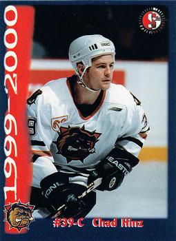1999-00 SplitSecond Hamilton Bulldogs (AHL) #NNO Chad Hinz Front