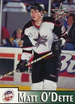 1996-97 Roanoke Express (ECHL) #15 Matt O'Dette Front