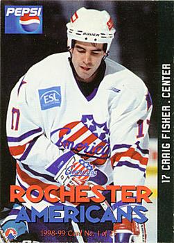 1998-99 Pepsi Rochester Americans (AHL) #1 Craig Fisher Front