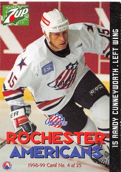 1998-99 Pepsi Rochester Americans (AHL) #4 Randy Cunneyworth Front