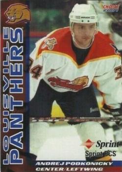 2000-01 Choice Louisville Panthers (AHL) #NNO Andrej Podkonicky Front