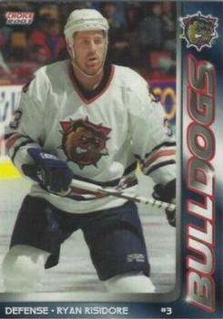 2000-01 Choice Hamilton Bulldogs (AHL) #3 Ryan Risidore Front