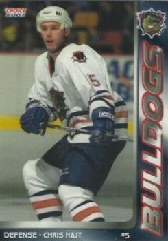 2000-01 Choice Hamilton Bulldogs (AHL) #5 Chris Hajt Front
